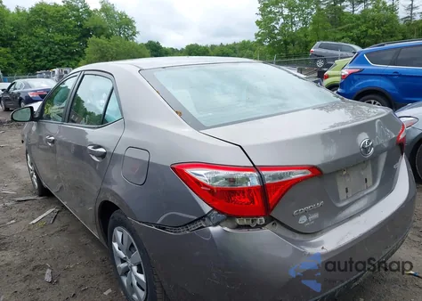 2015 Toyota Corolla Le из США, поврежденный, VIN 2T1BURHE3FC299578